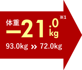 体重-10.3kg　60.8kg>>50.5kg